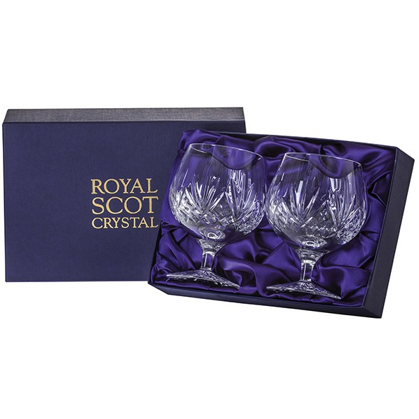 Buy 2 Royal Scot Brandy Glasses - Highland - PRESENTATION BOXED